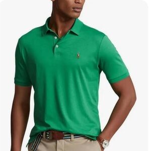 Polo by Ralph Lauren Men's Green Polo Shirt